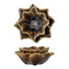 Dinah Votive, Brown, Stoneware