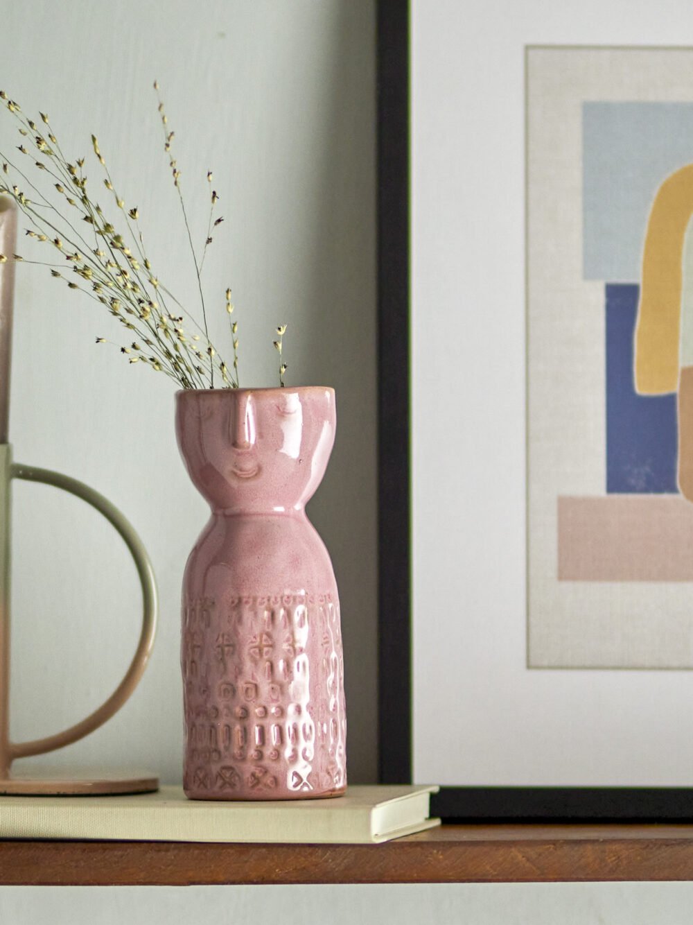 Embla Vase, Pink, Stoneware - Image 2