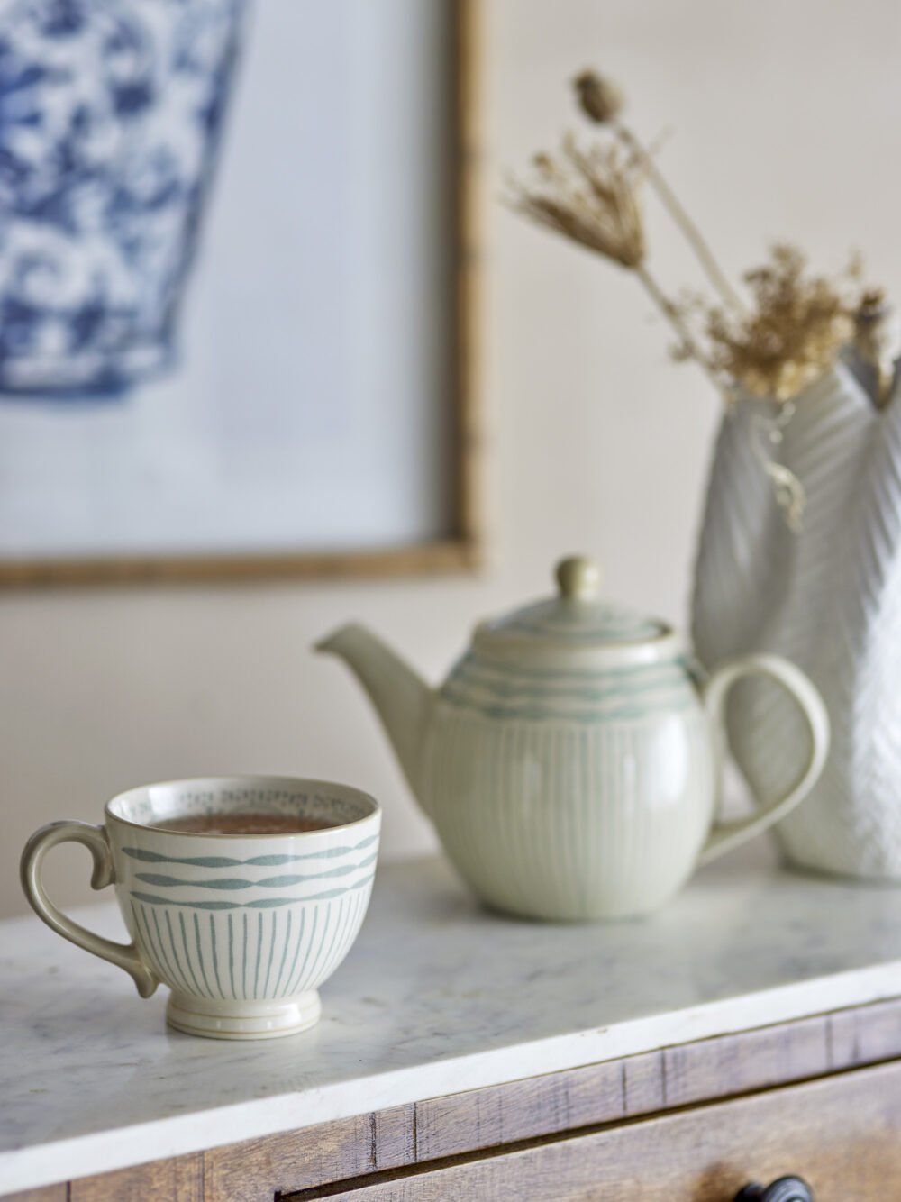 Maple Mug, Green, Stoneware - Image 3