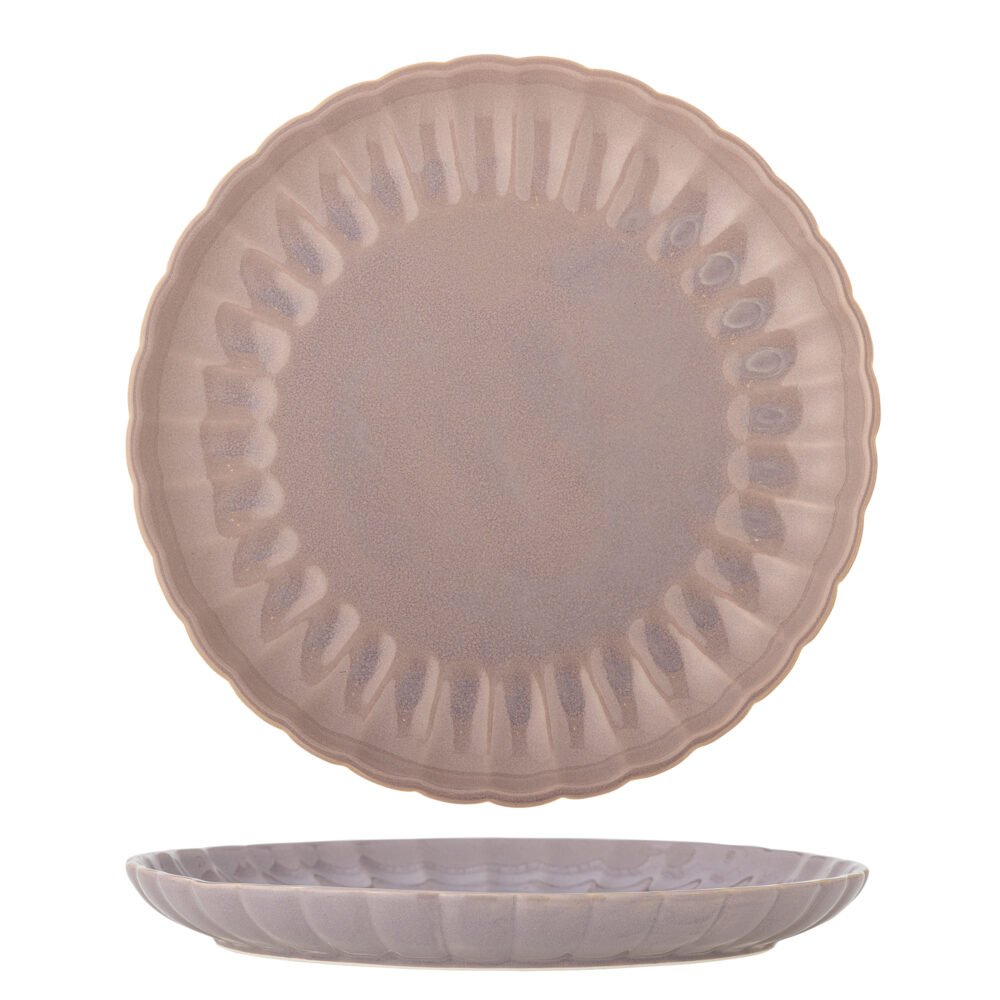 Latina Plate, Rose, Stoneware