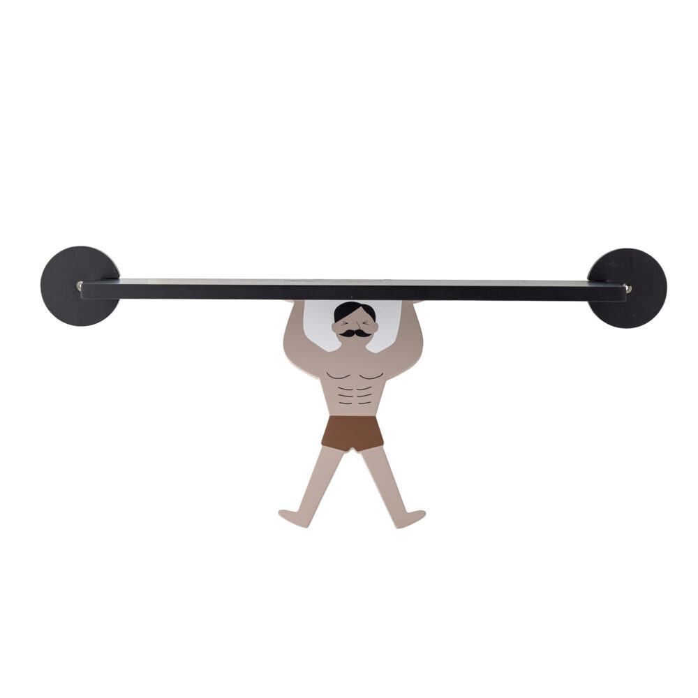 Rossaio Shelf, Black, MDF