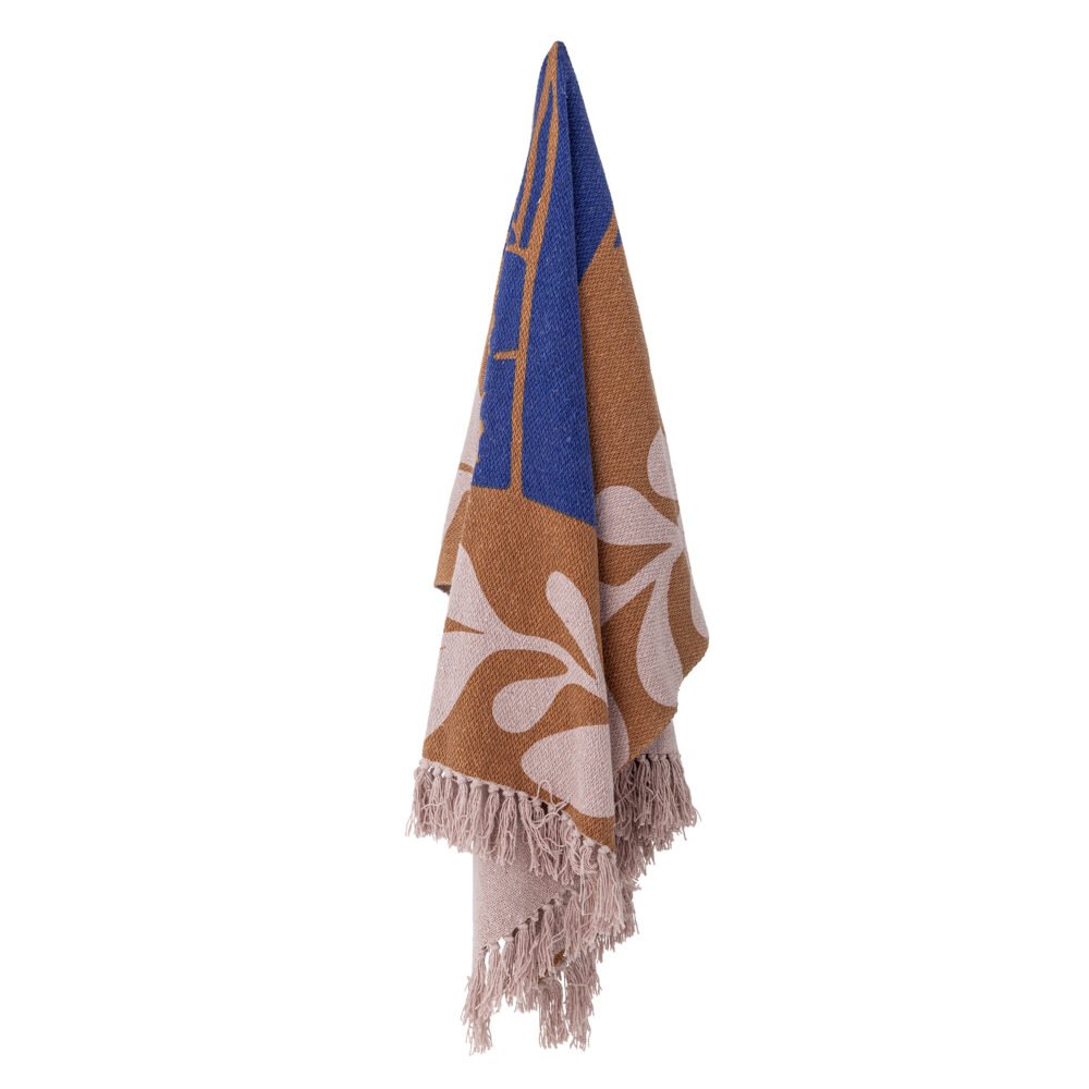 Atle Throw, Brown, Recycled Cotton - Image 3