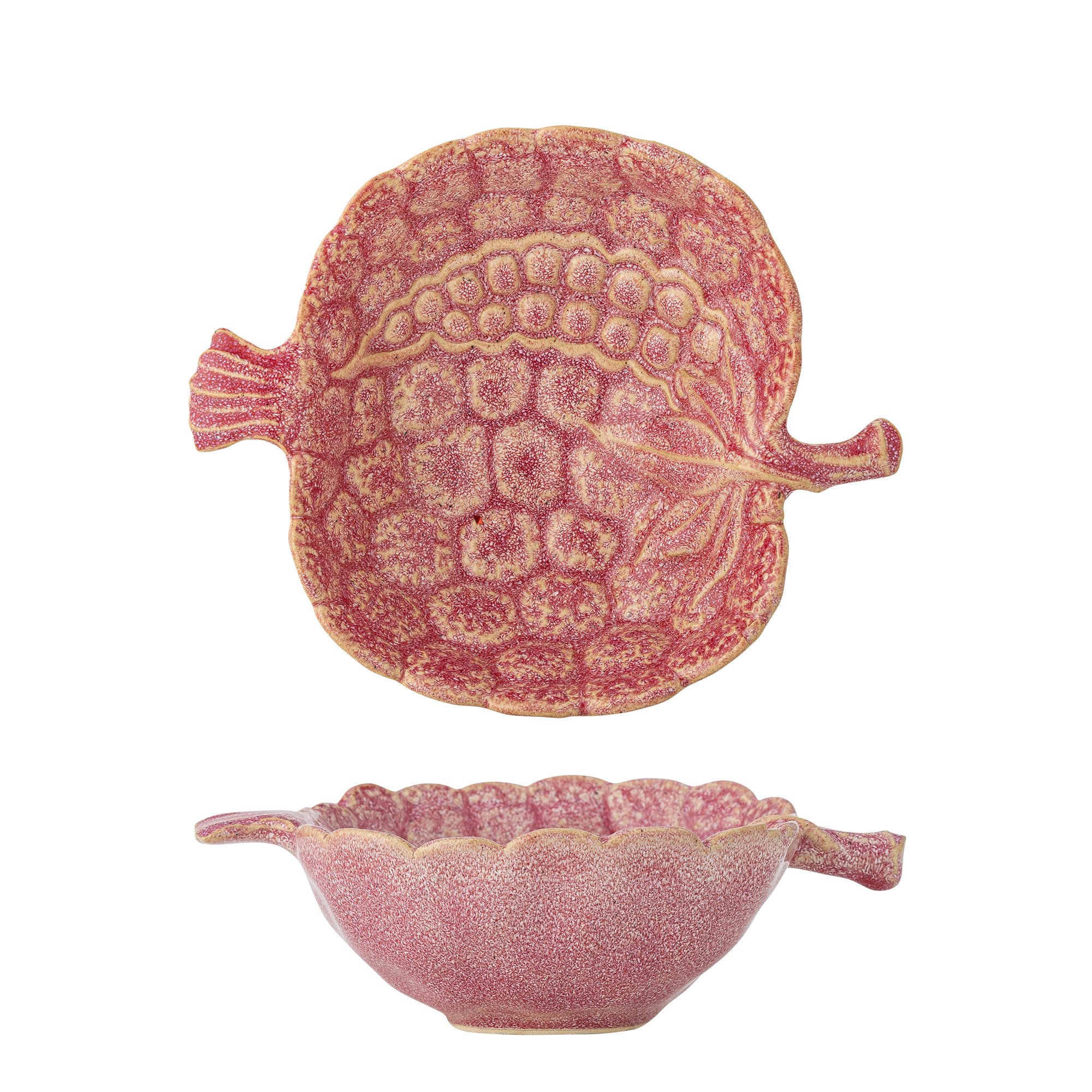Gideon Bowl, Rose, Stoneware