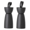 Hanif Salt & Pepper Mill, Black, Rubberwood