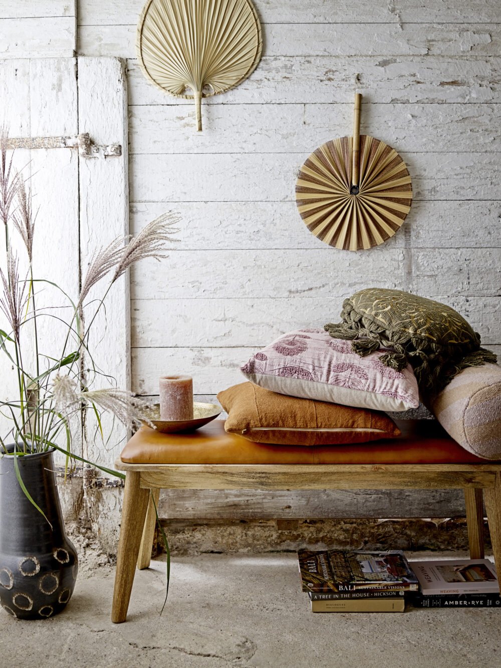 Kala Cushion, Green, Cotton - Image 4