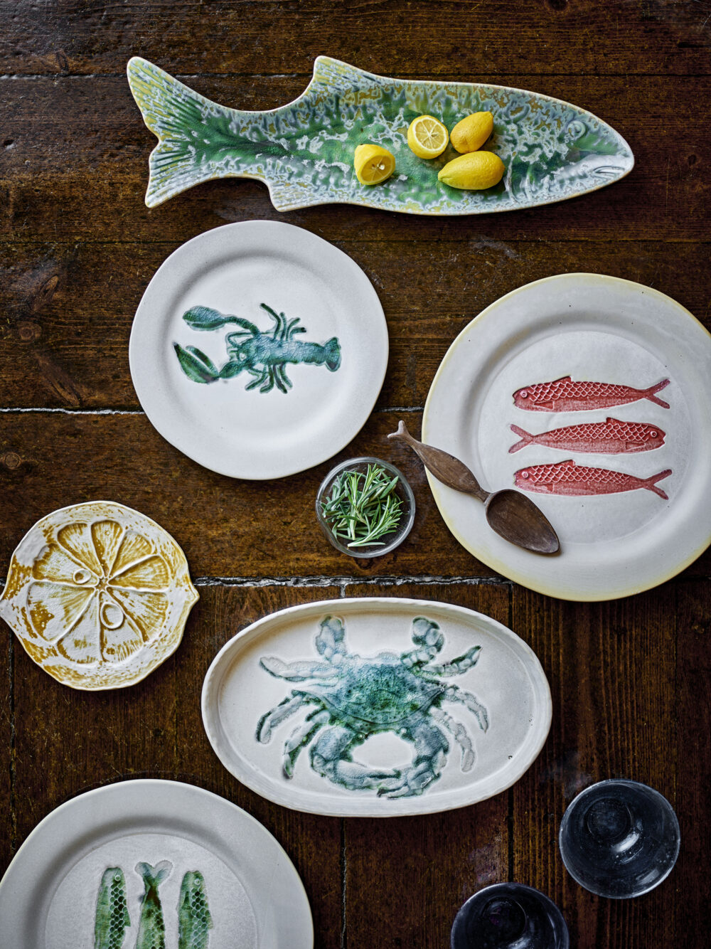 Hadden Plate, Red, Stoneware - Image 3