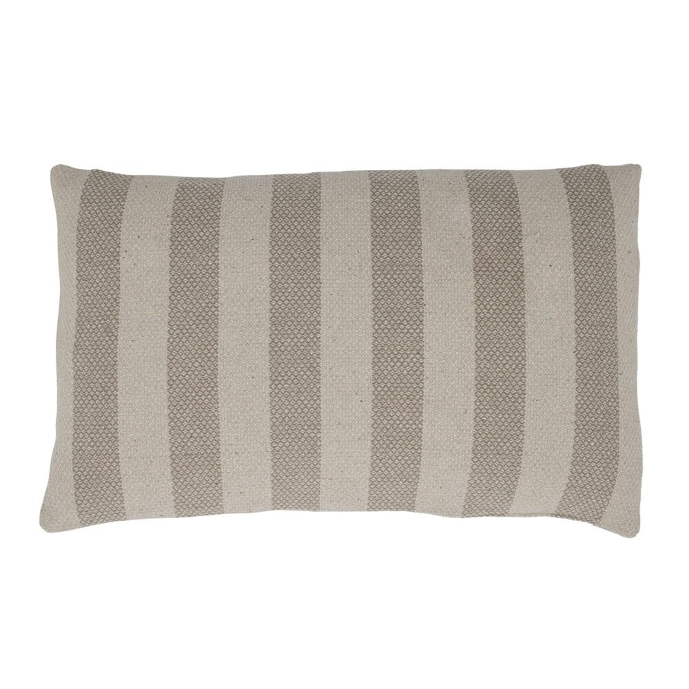 Eden Cushion, Brown, Recycled Cotton