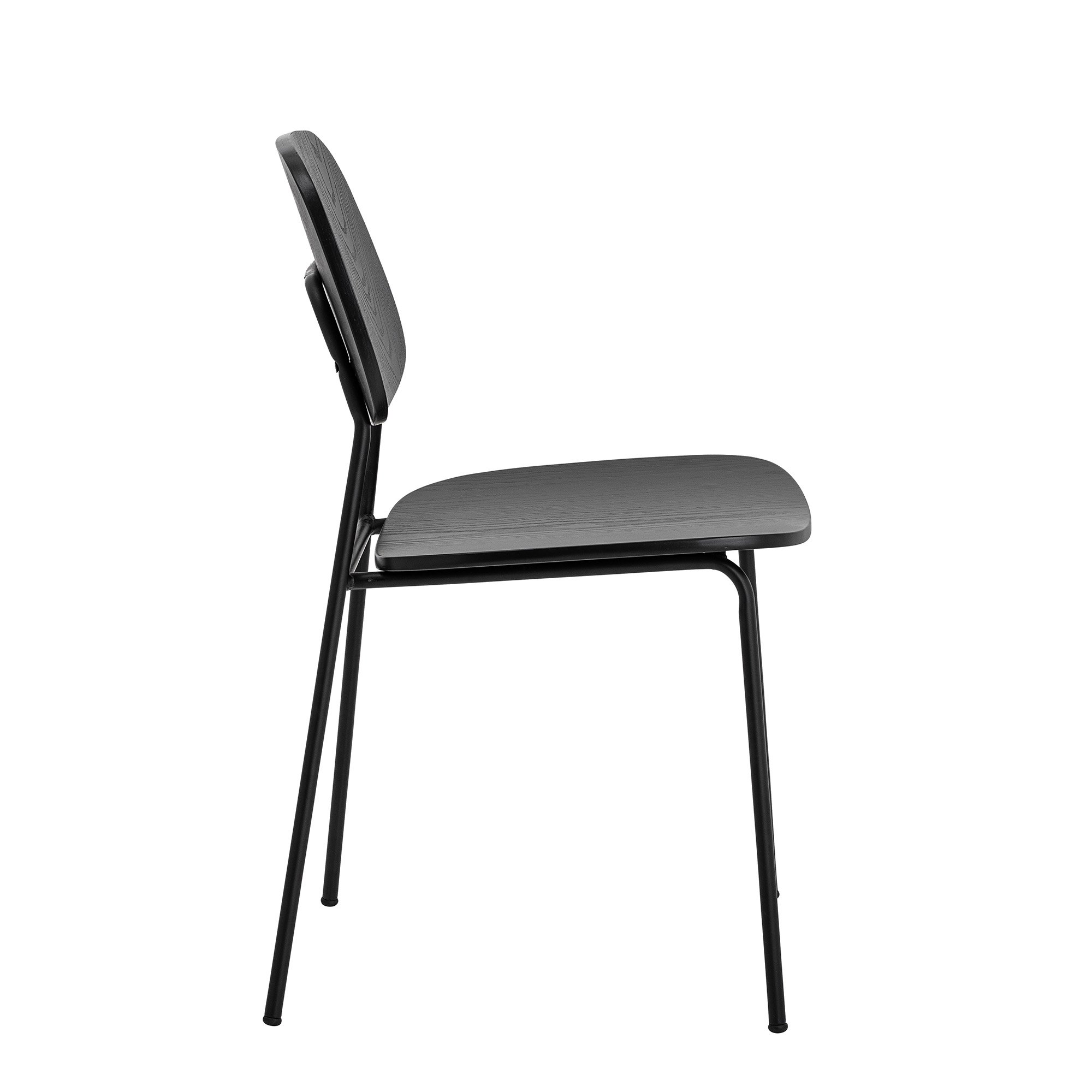 Monza Dining Chair, Black, Plywood - Image 4