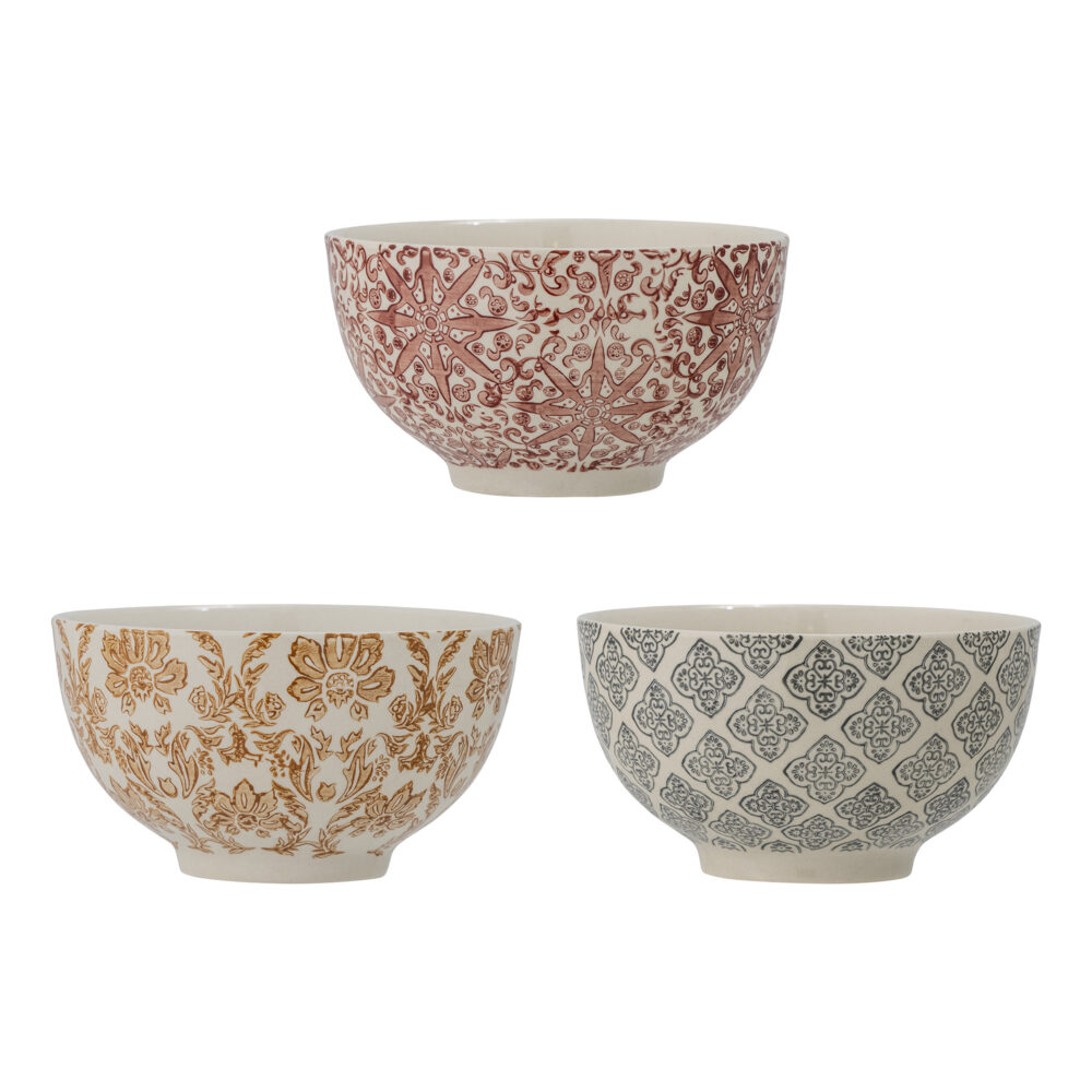 Genia Bowl, Brown, Stoneware