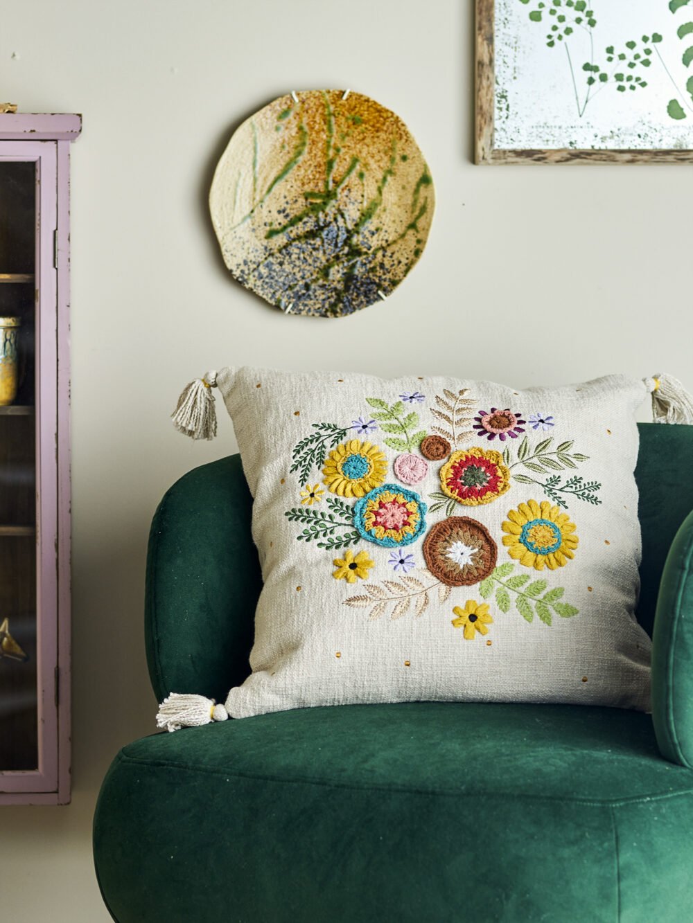 Pico Cushion, Nature, Cotton - Image 3