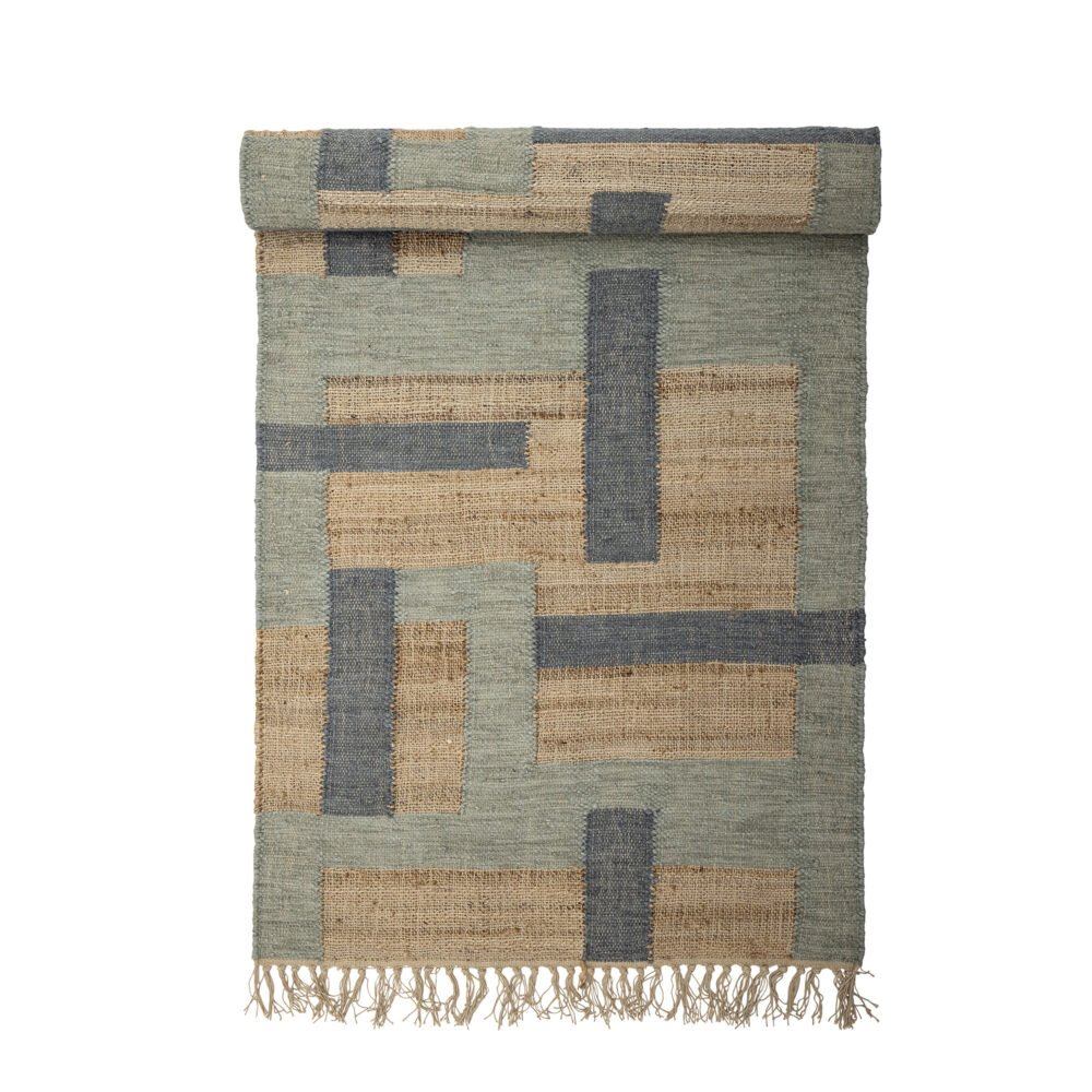 Honiton Rug, Green, Wool