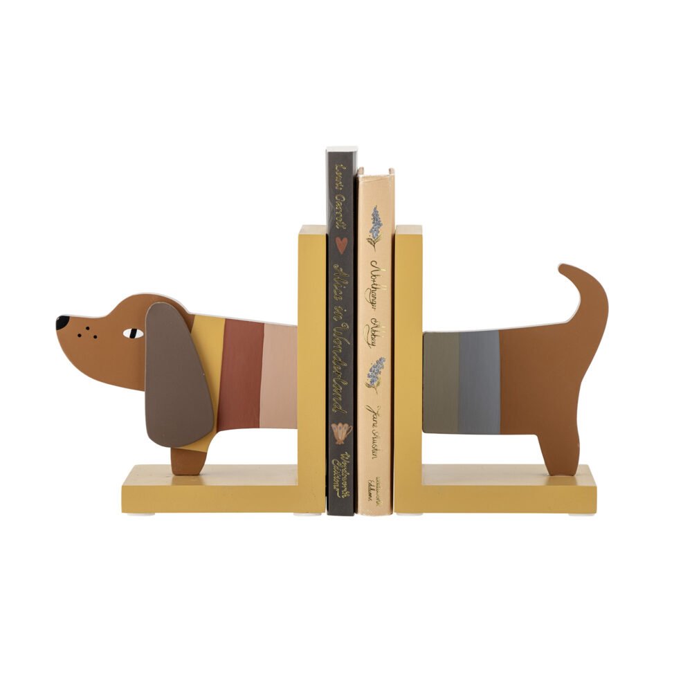 Charlie Bookend, Yellow, FSC®100%, MDF - Image 3
