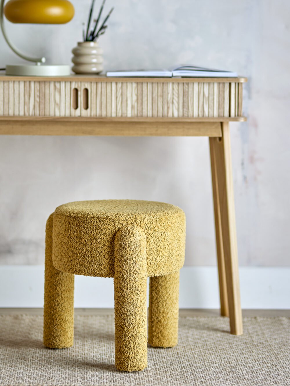 Bruno Stool, Yellow, Polyester - Image 3