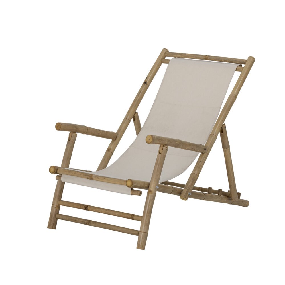 Korfu Deck Chair, Nature, Bamboo