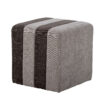 Flint Pouf, Brown, Polyester