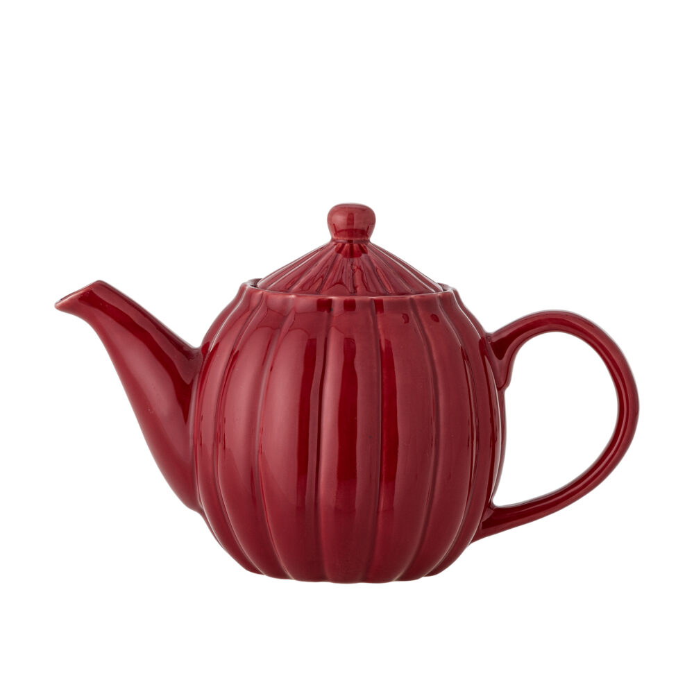 Latina Teapot, Red, Stoneware