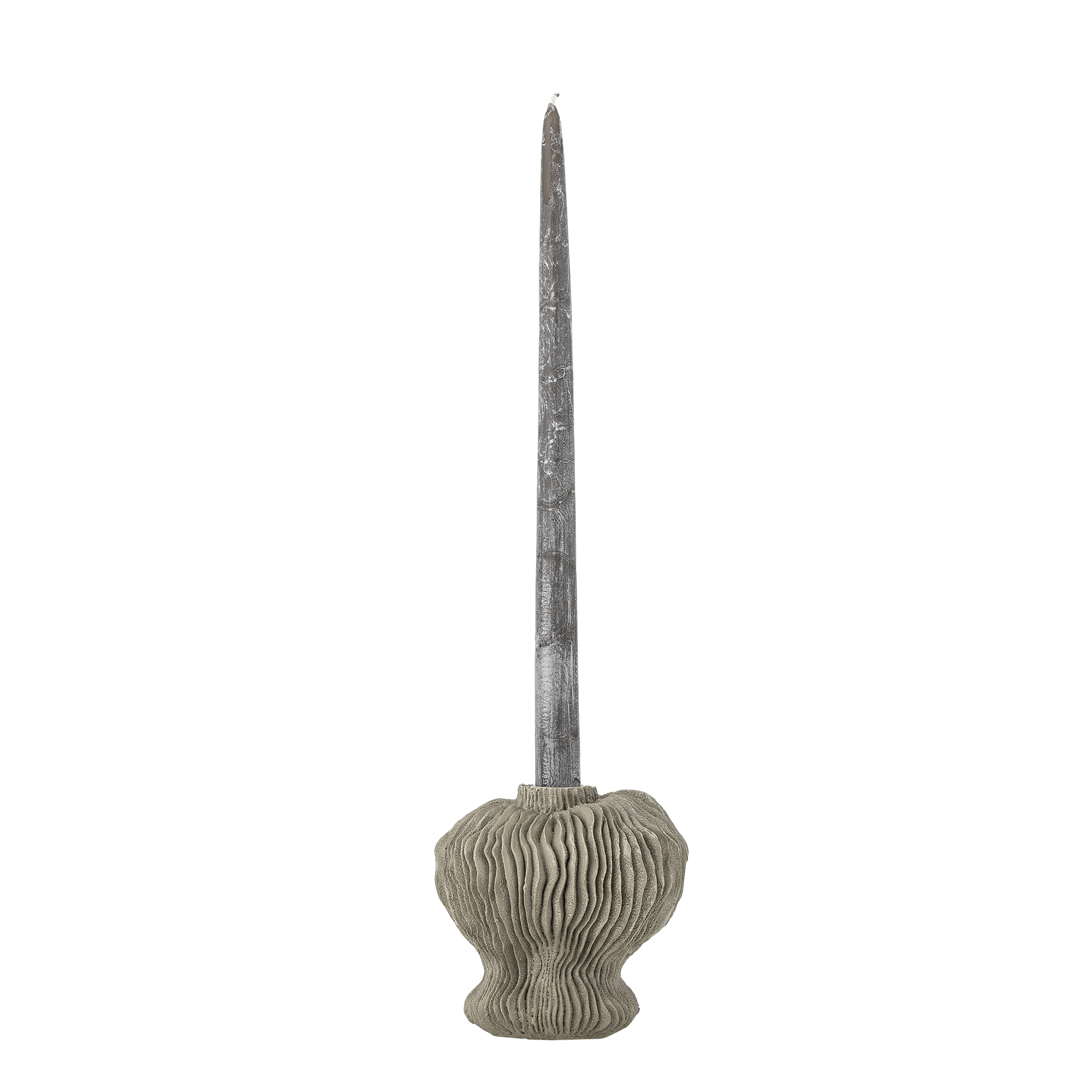 Briar Candle Holder, Grey, Polyresin - Image 2