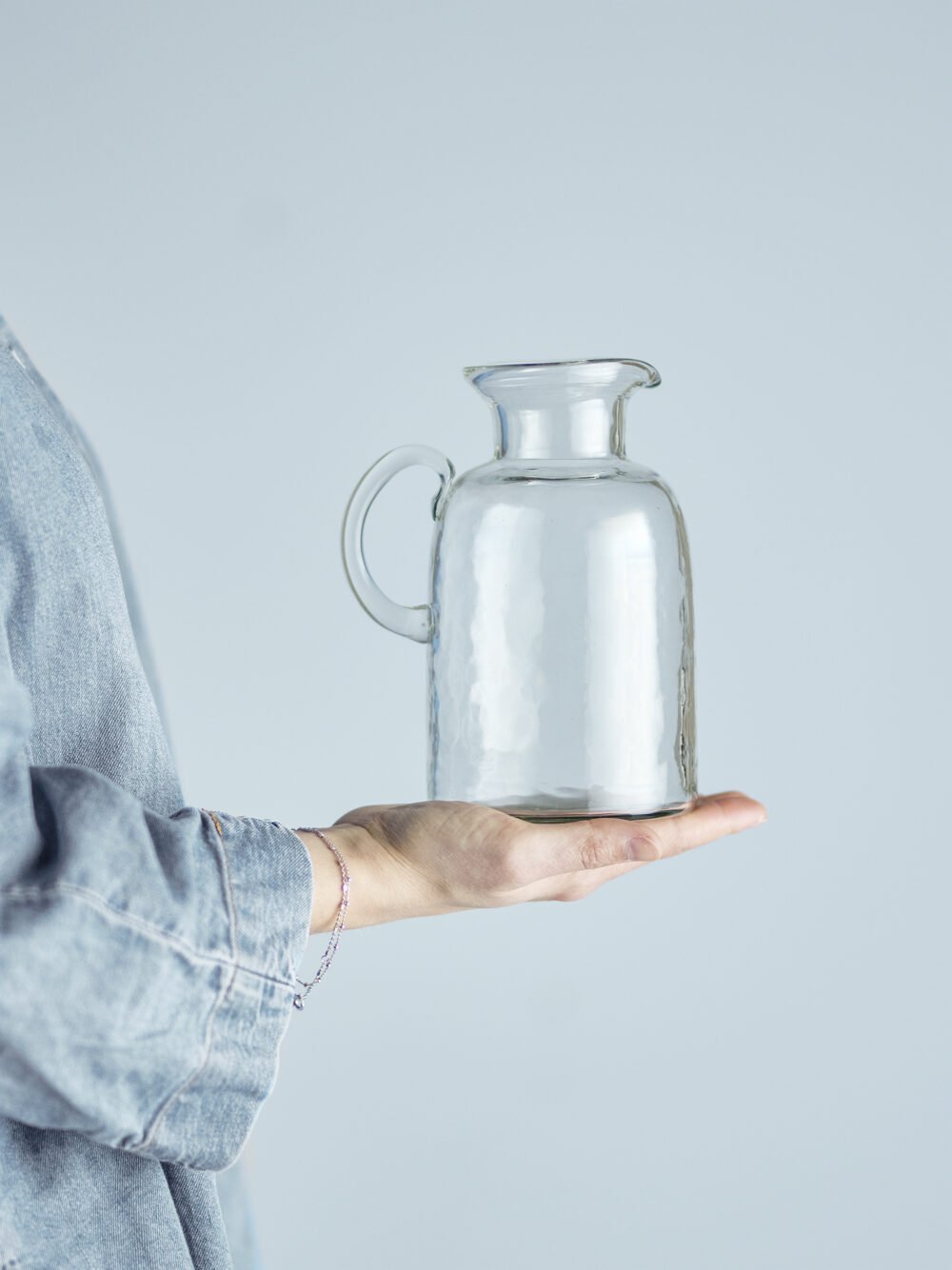 Asha Decanter, Clear, Recycled Glass - Image 5
