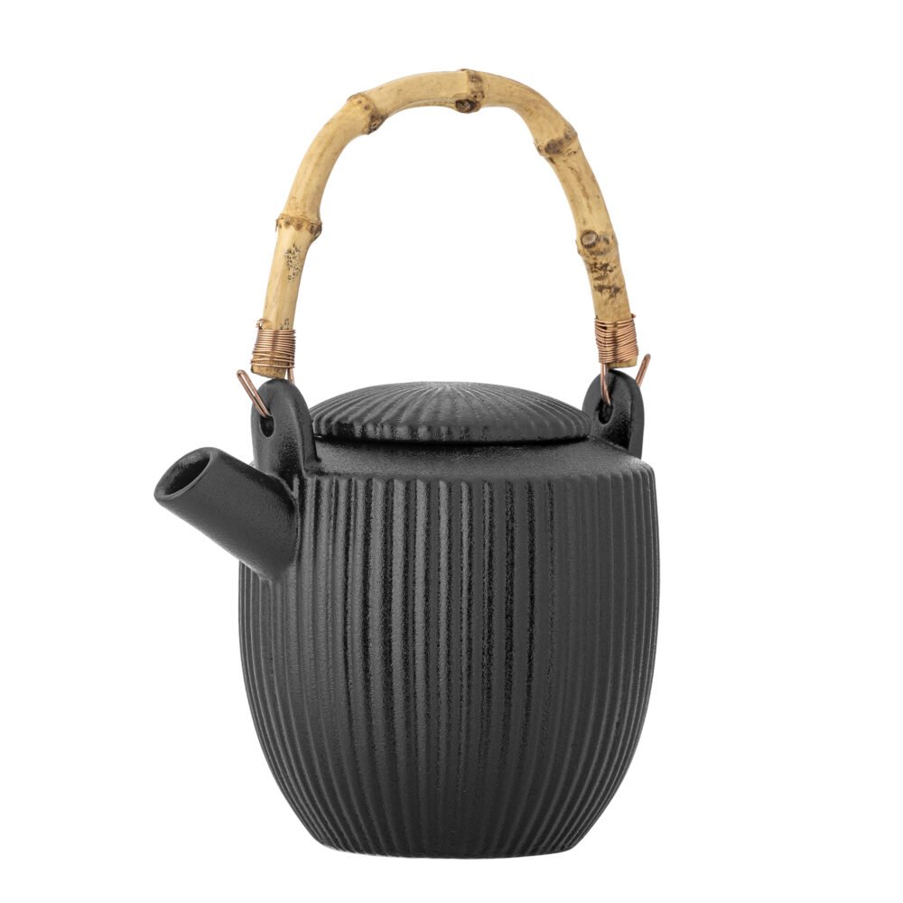 Neri Teapot, Black, Stoneware