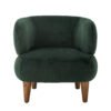 Ruperta Lounge Chair, Green, Polyester
