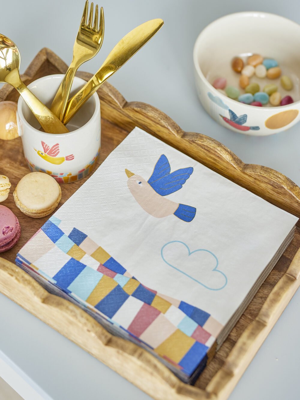 Colorine Napkin, Nature, FSC® Mix, Paper - Image 3