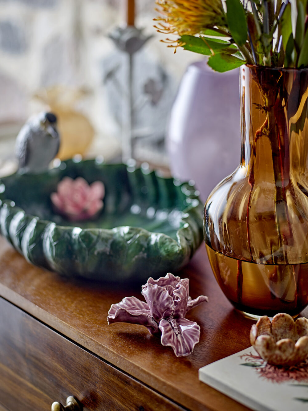 Rosali Deco, Purple, Stoneware - Image 2