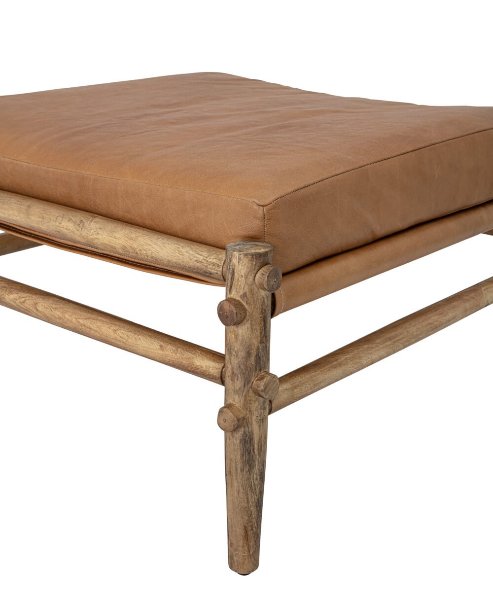 Aysia Stool, Nature, Leather - Image 4