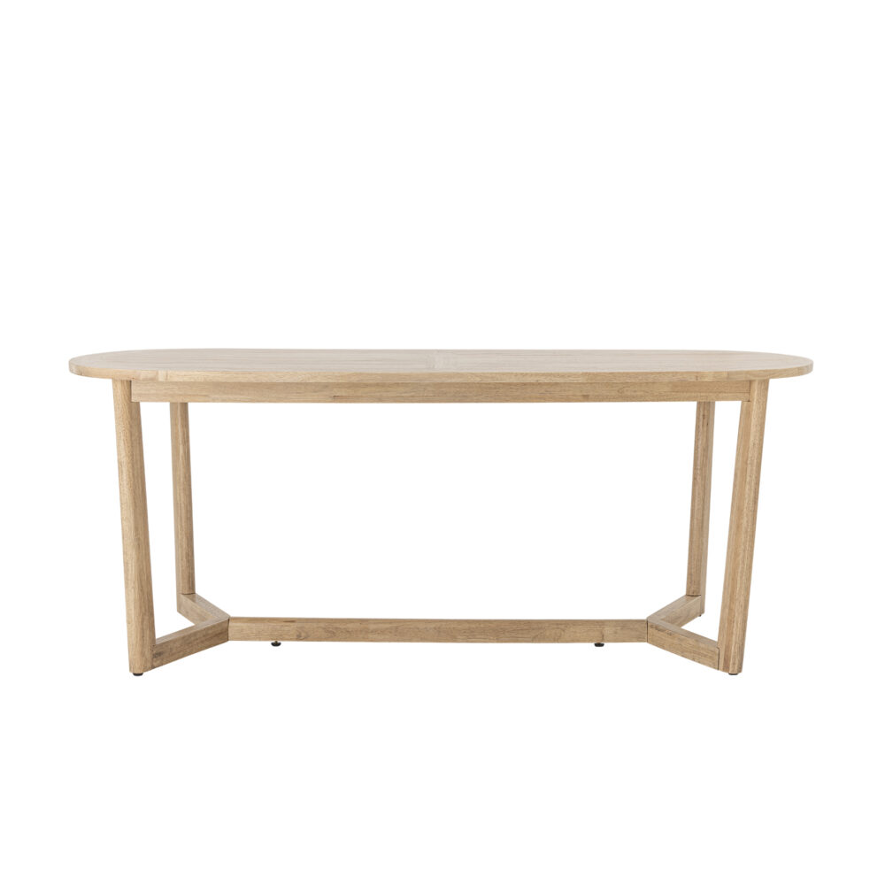 Serrone Dining Table, Nature, Rubberwood