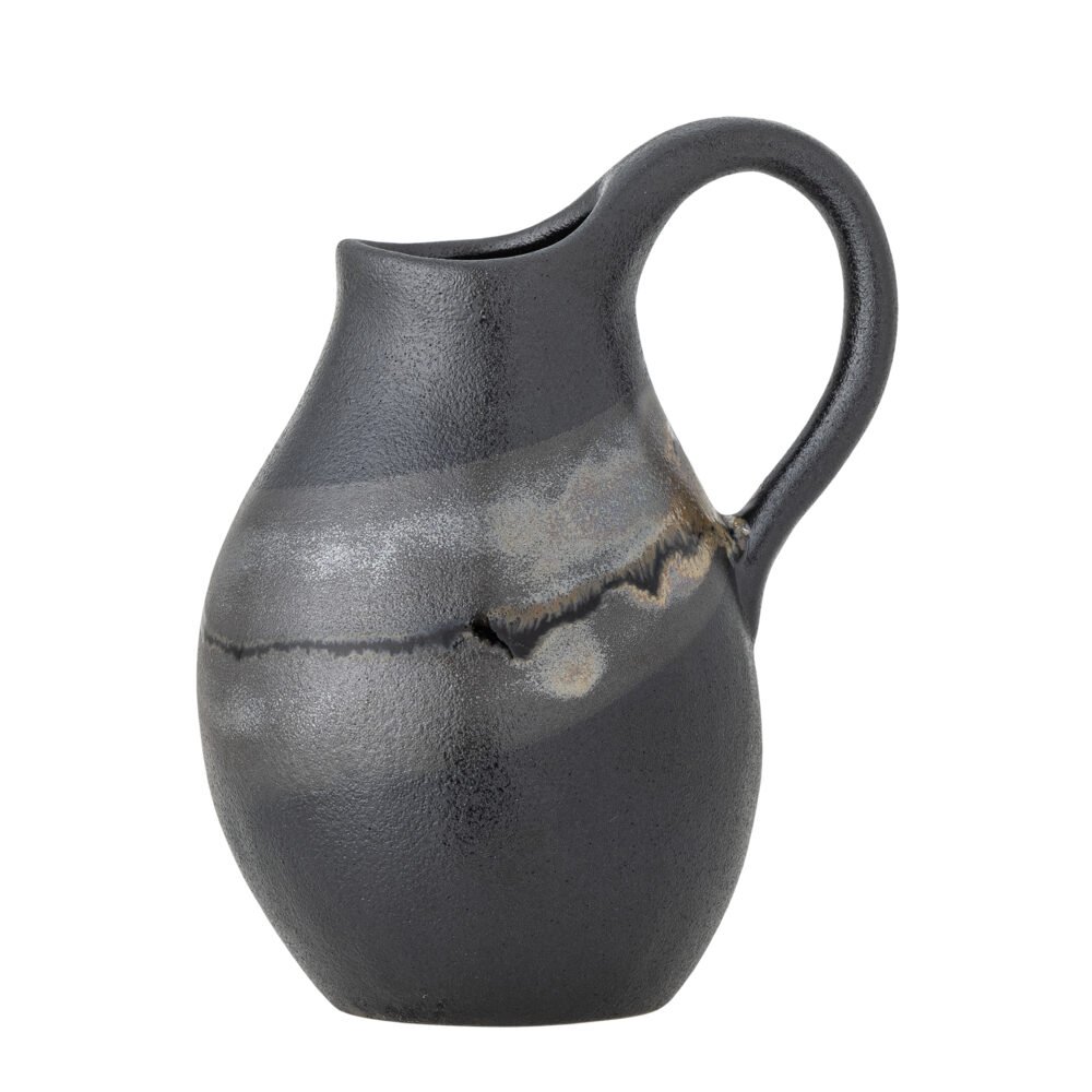 Alvena Vase, Brown, Stoneware