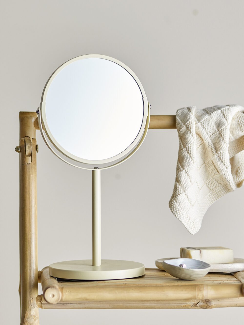 Milde Table Mirror, Nature, Metal - Image 3