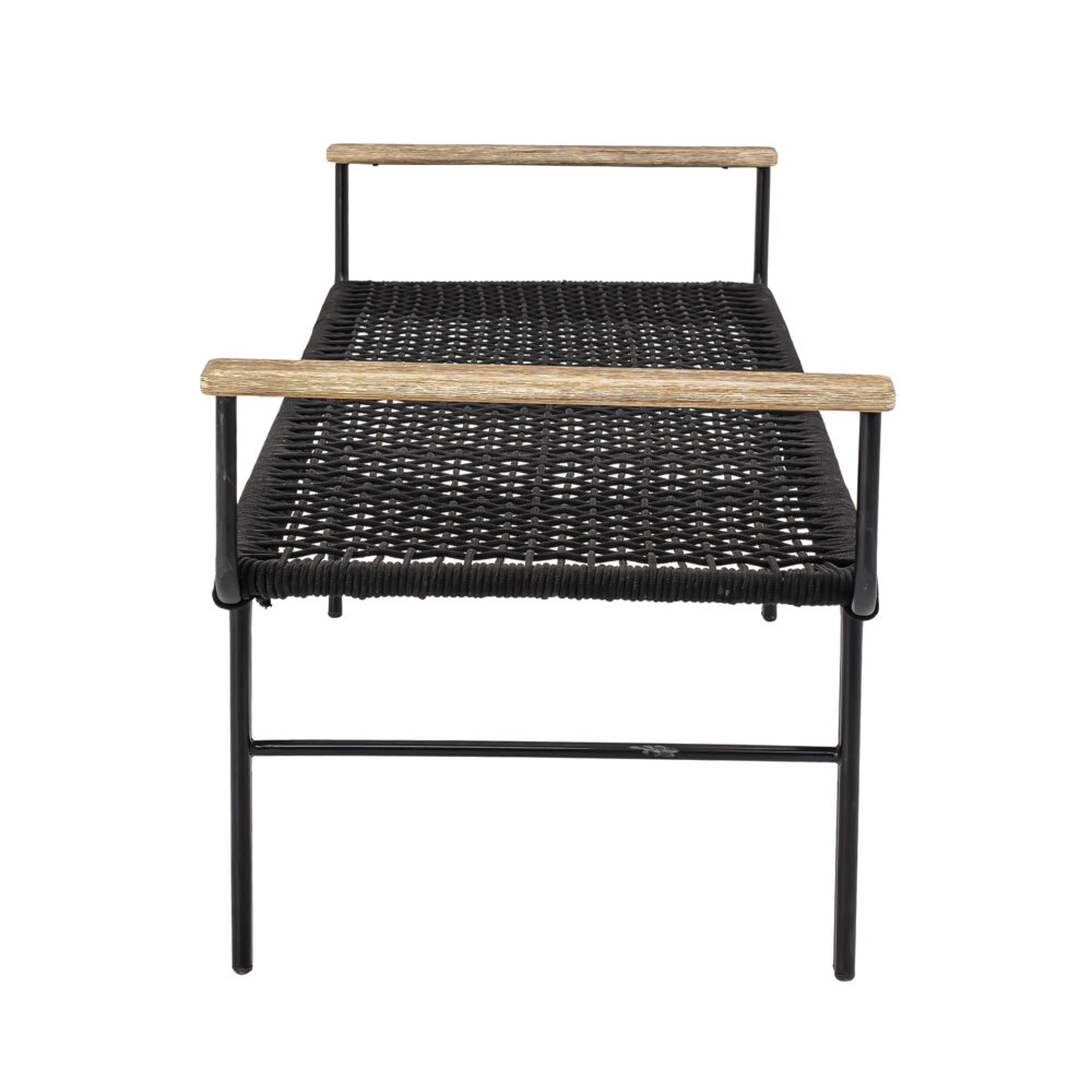 Mundo Bench, Black, Metal - Image 4