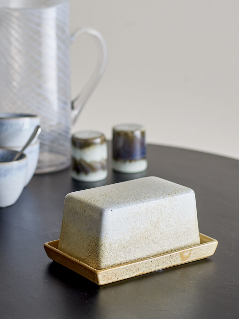 Paula Butter Box, Nature, Stoneware - Image 4