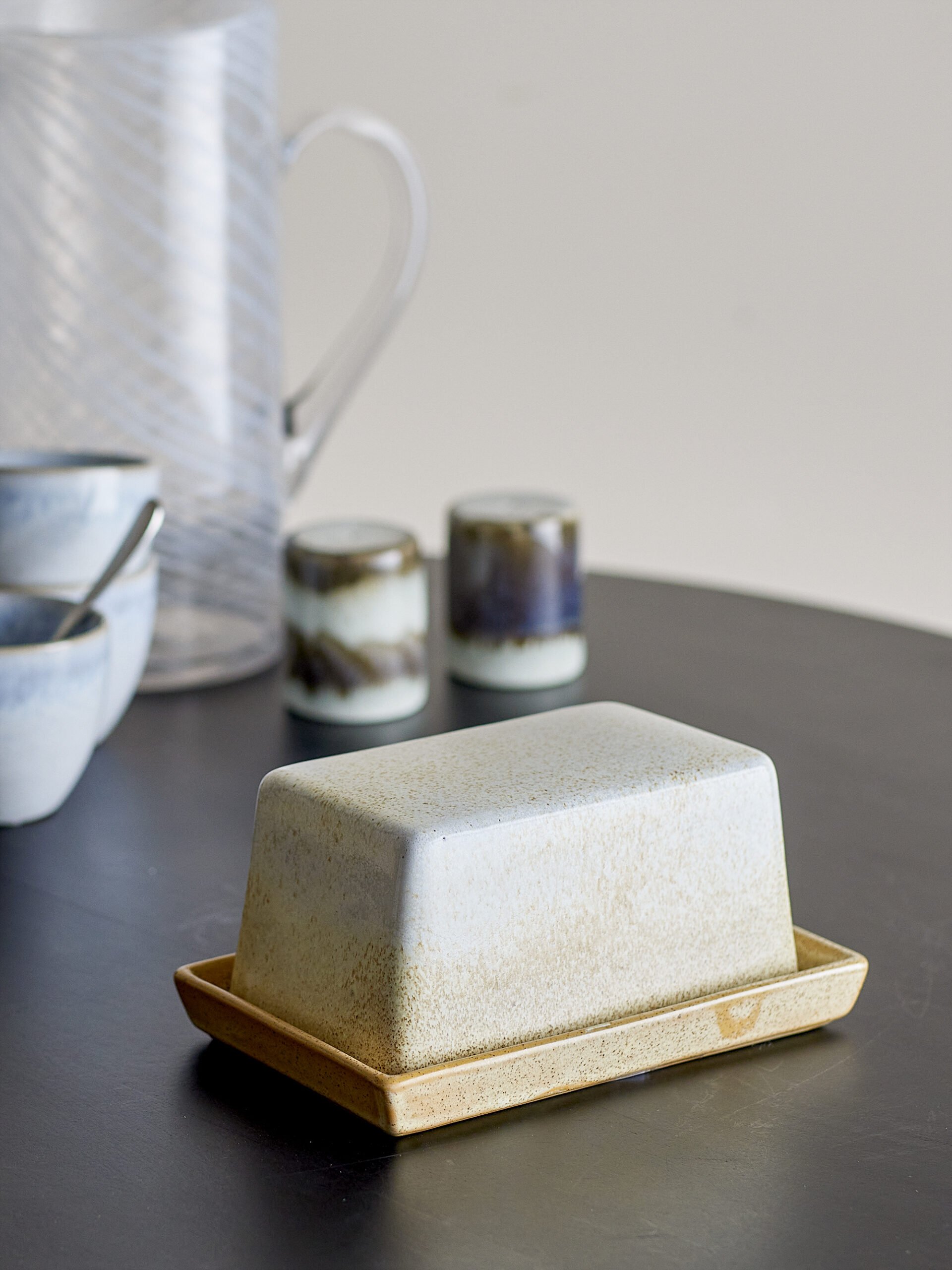 Paula Butter Box, Nature, Stoneware - Image 4