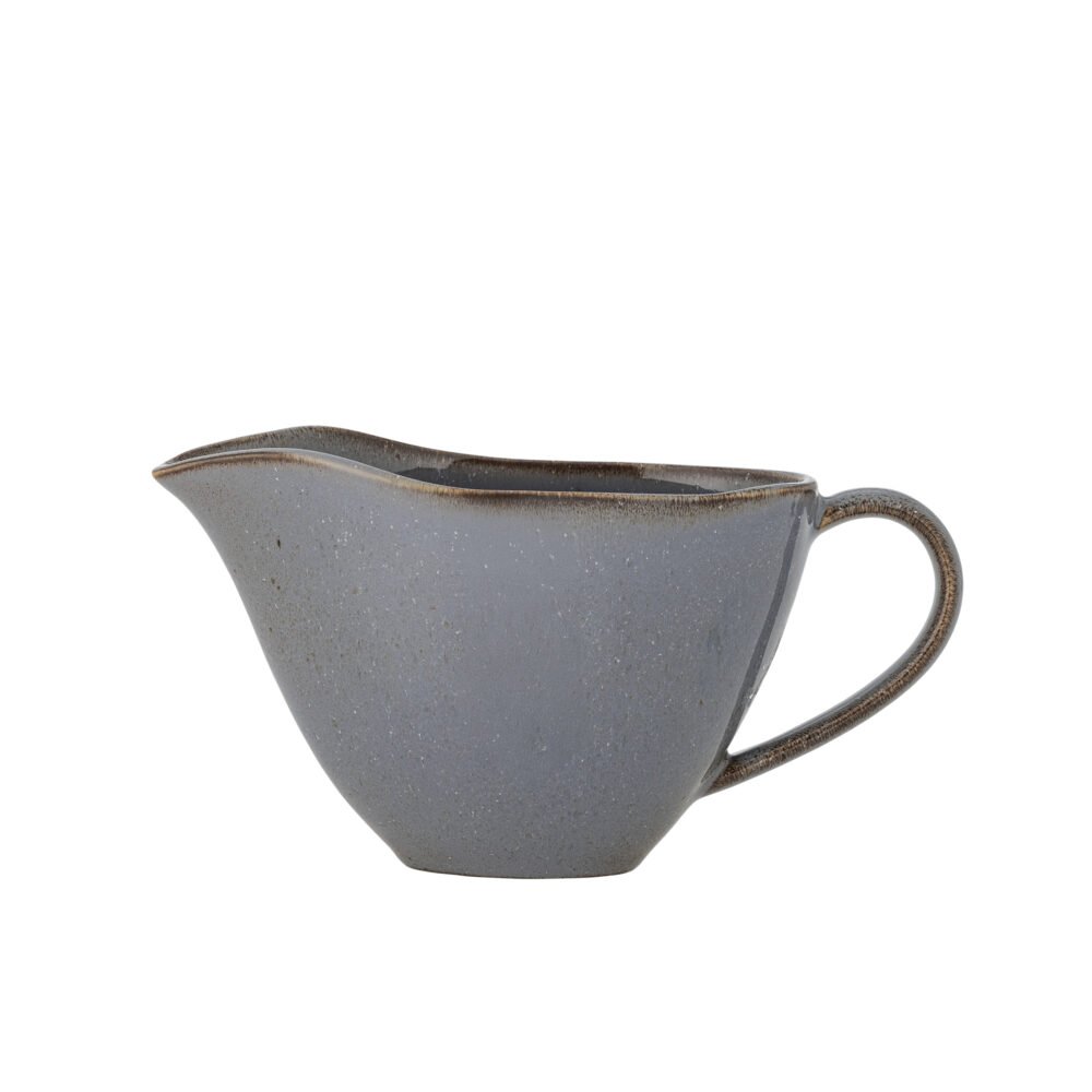 Sandrine Gravy Boat, Grey, Stoneware