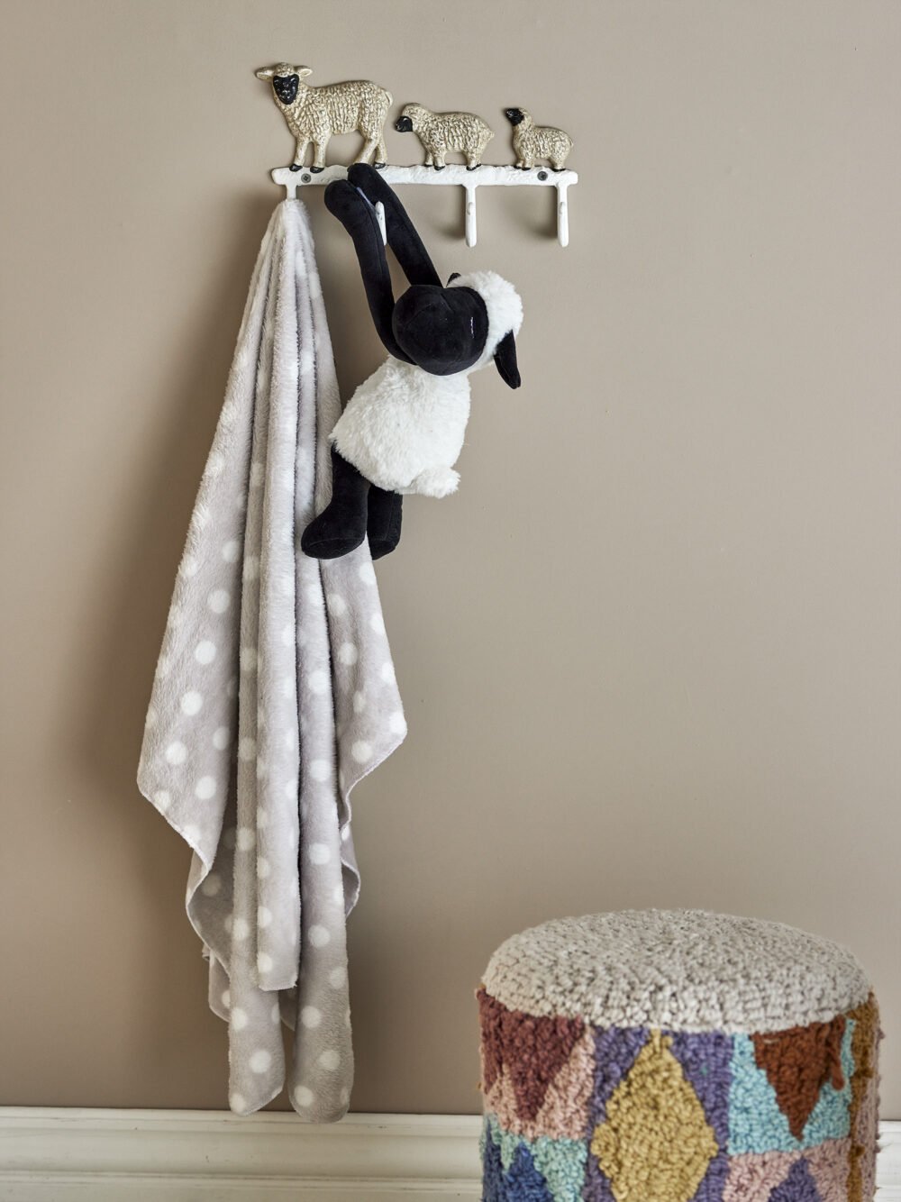 Dolly Soft Toy with blanket, White, Polyester - Image 6