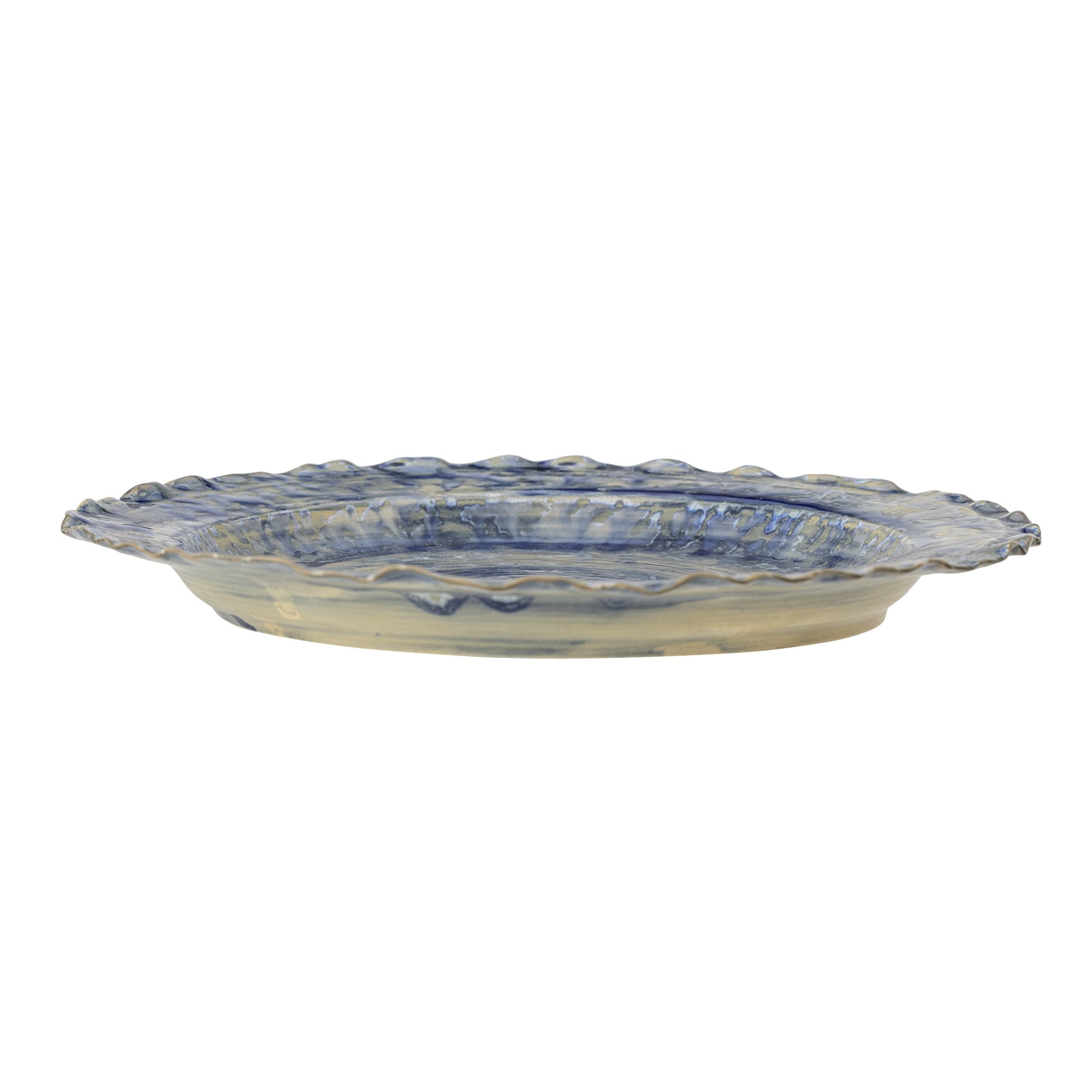 Rowan Serving Plate, Blue, Stoneware - Image 2