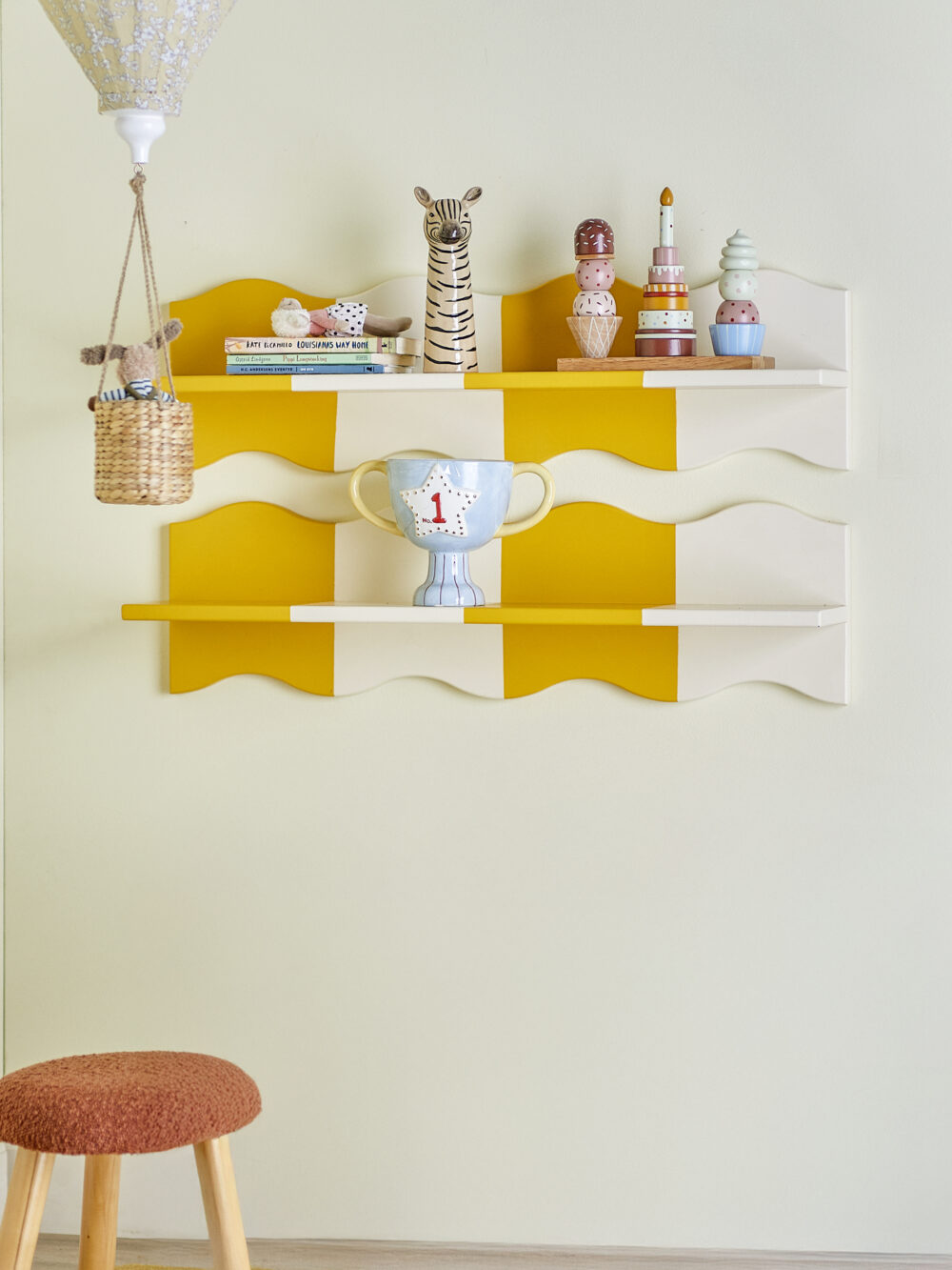 Bubbi Shelf, Yellow, MDF - Image 6