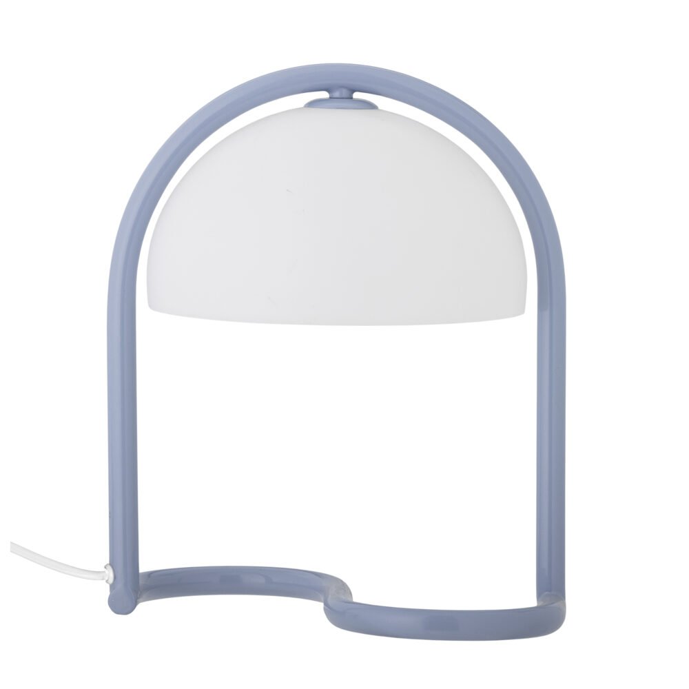 Favour Table lamp, Blue, Acrylic