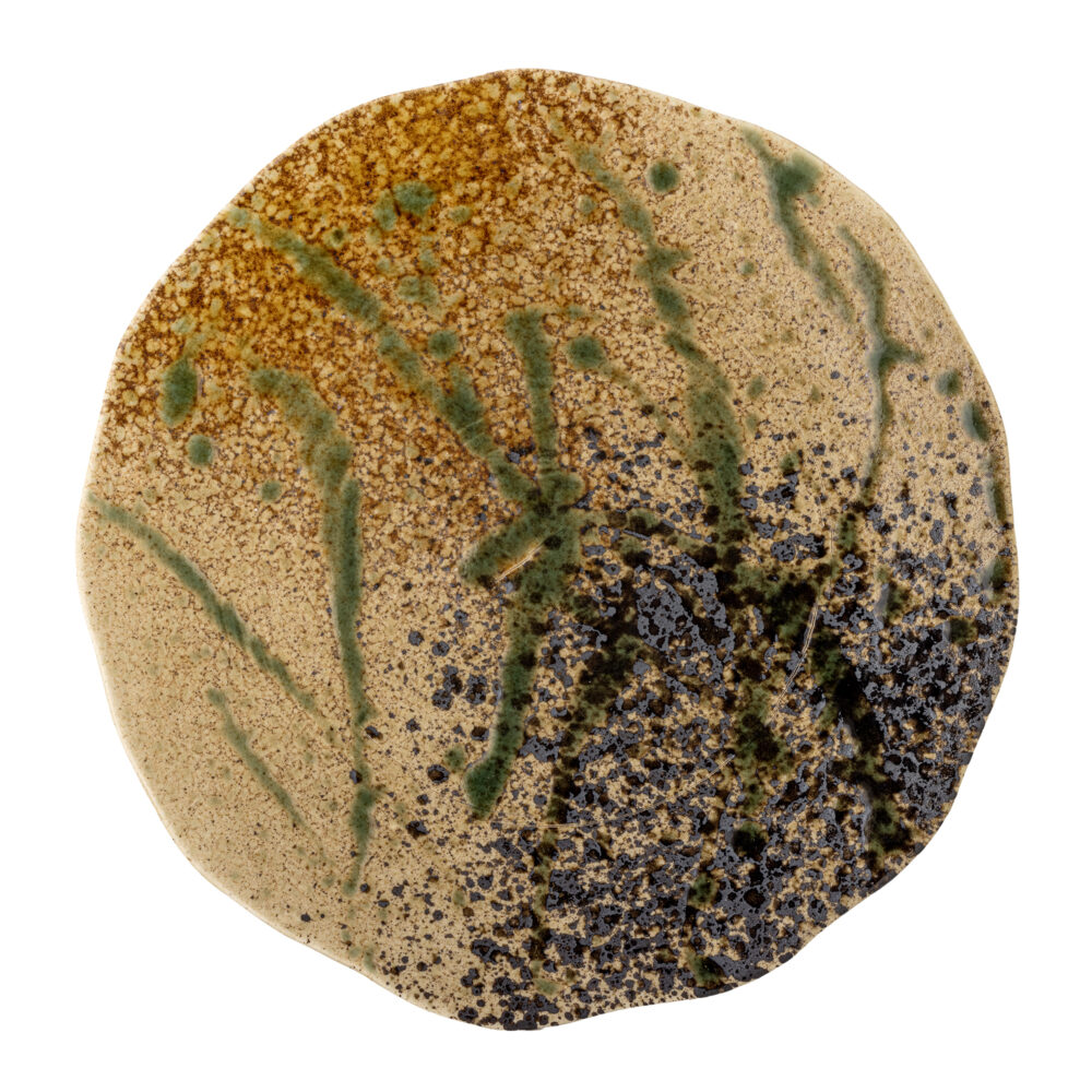 Larken Plate, Black, Stoneware - Image 3