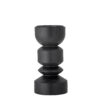 Bowen Candle Holder, Black, Pine