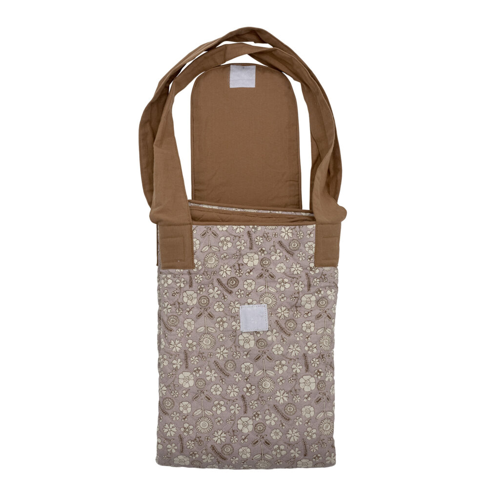 Thanne Changing Mat, Brown, Cotton - Image 3