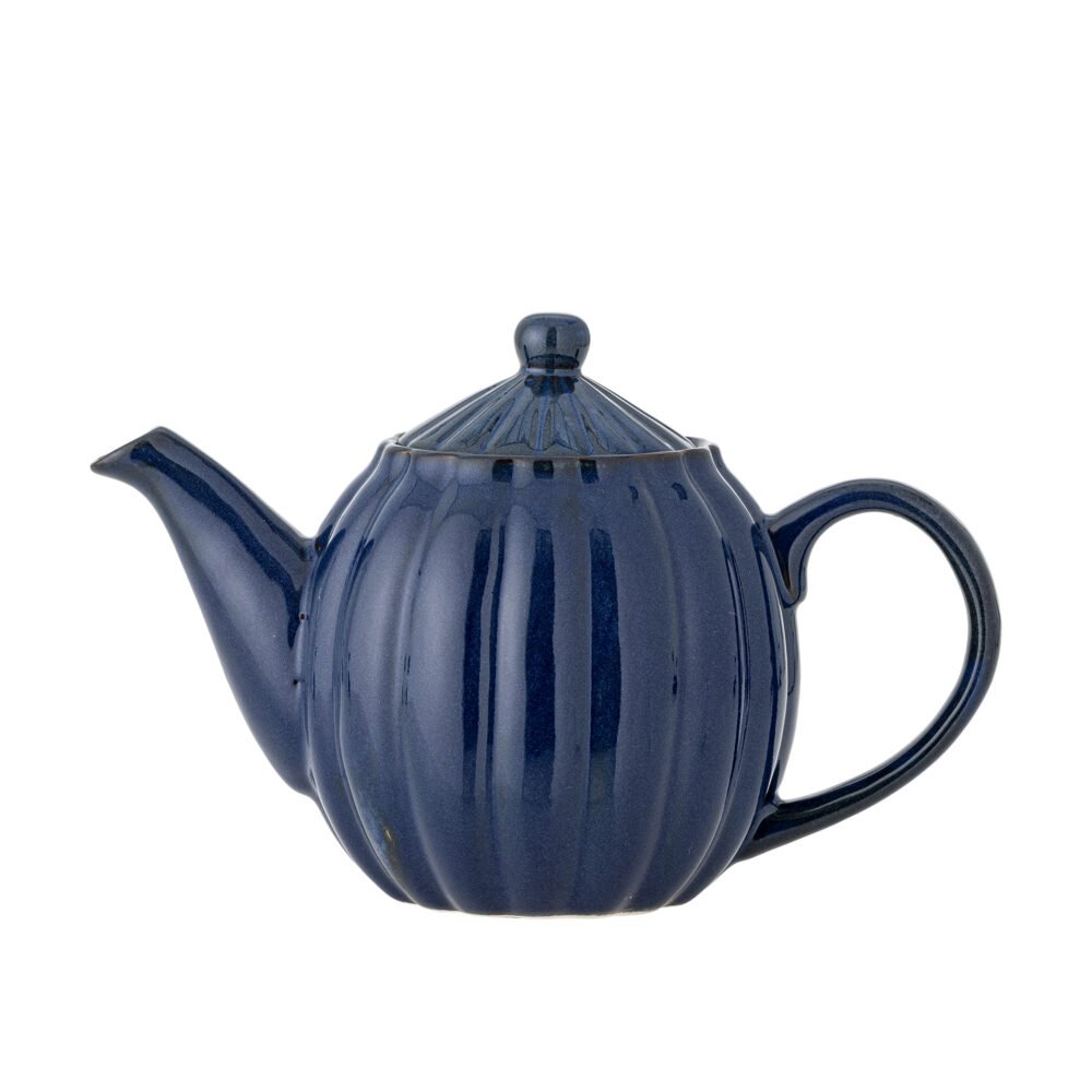 Latina Teapot, Blue, Stoneware