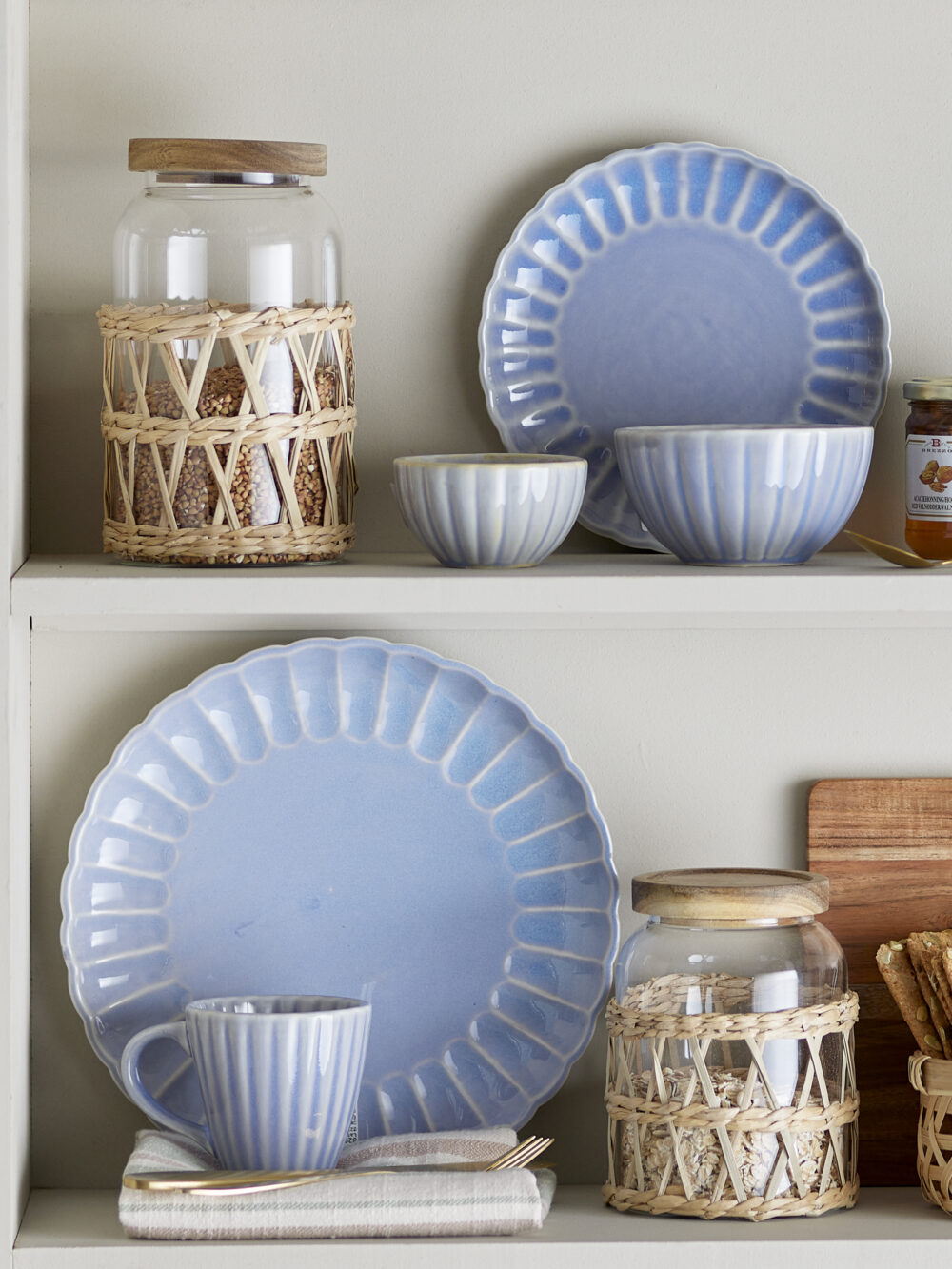 Latina Plate, Blue, Stoneware - Image 5