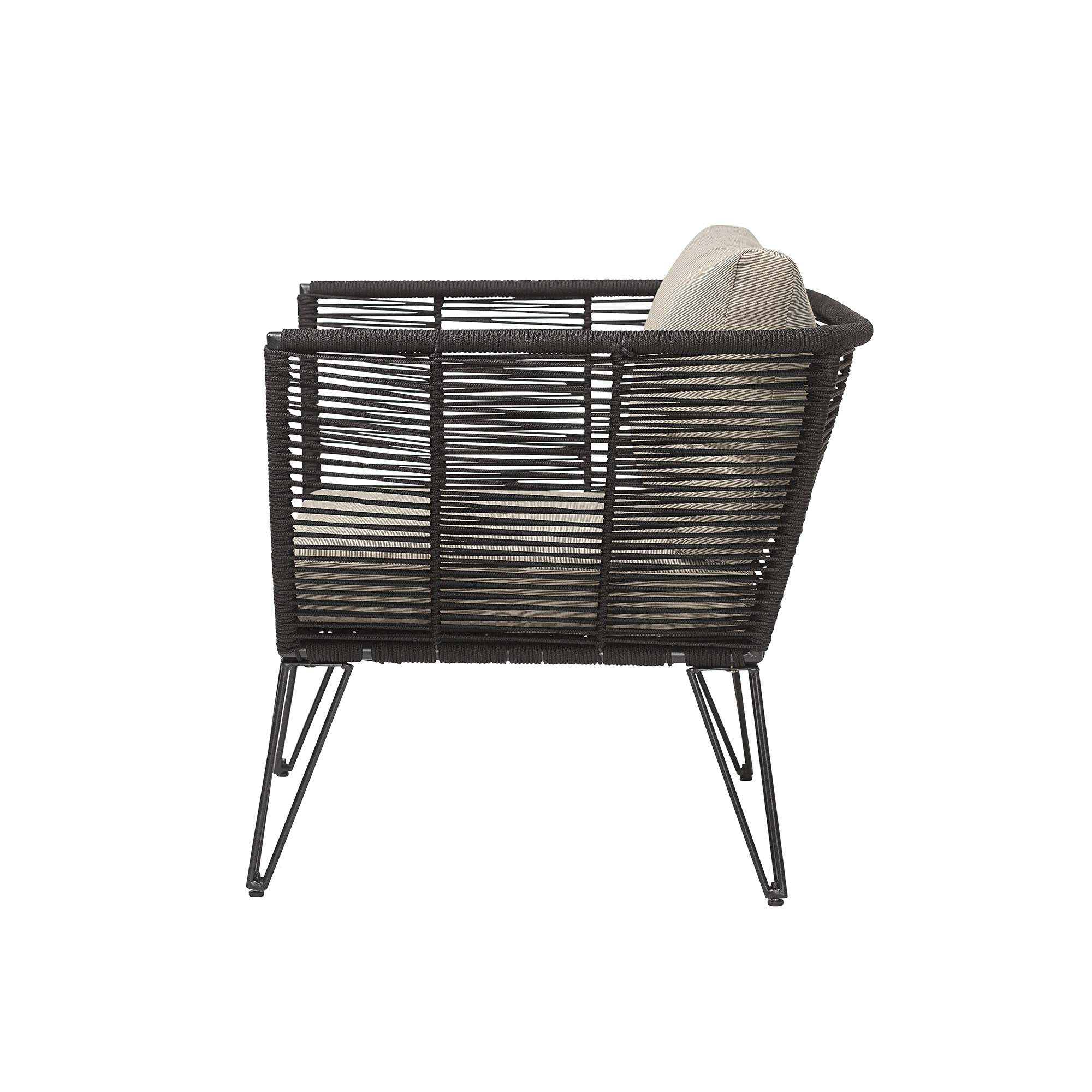 Mundo Lounge Chair, Black, Metal - Image 4