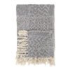 Rodion Throw, Grey, Recycled Cotton