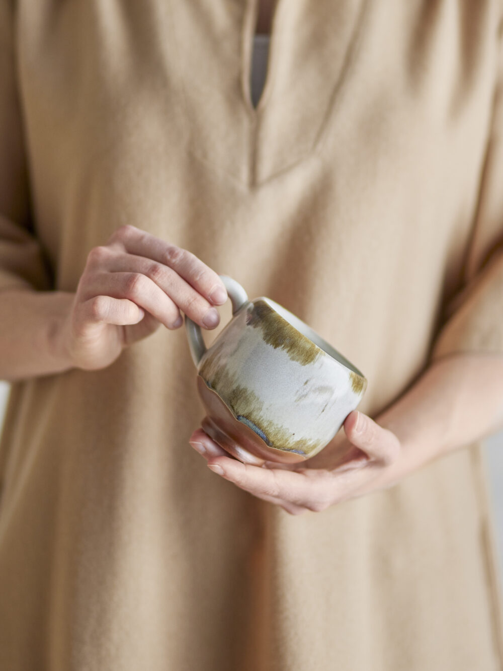 Jade Cup, Nature, Stoneware - Image 4