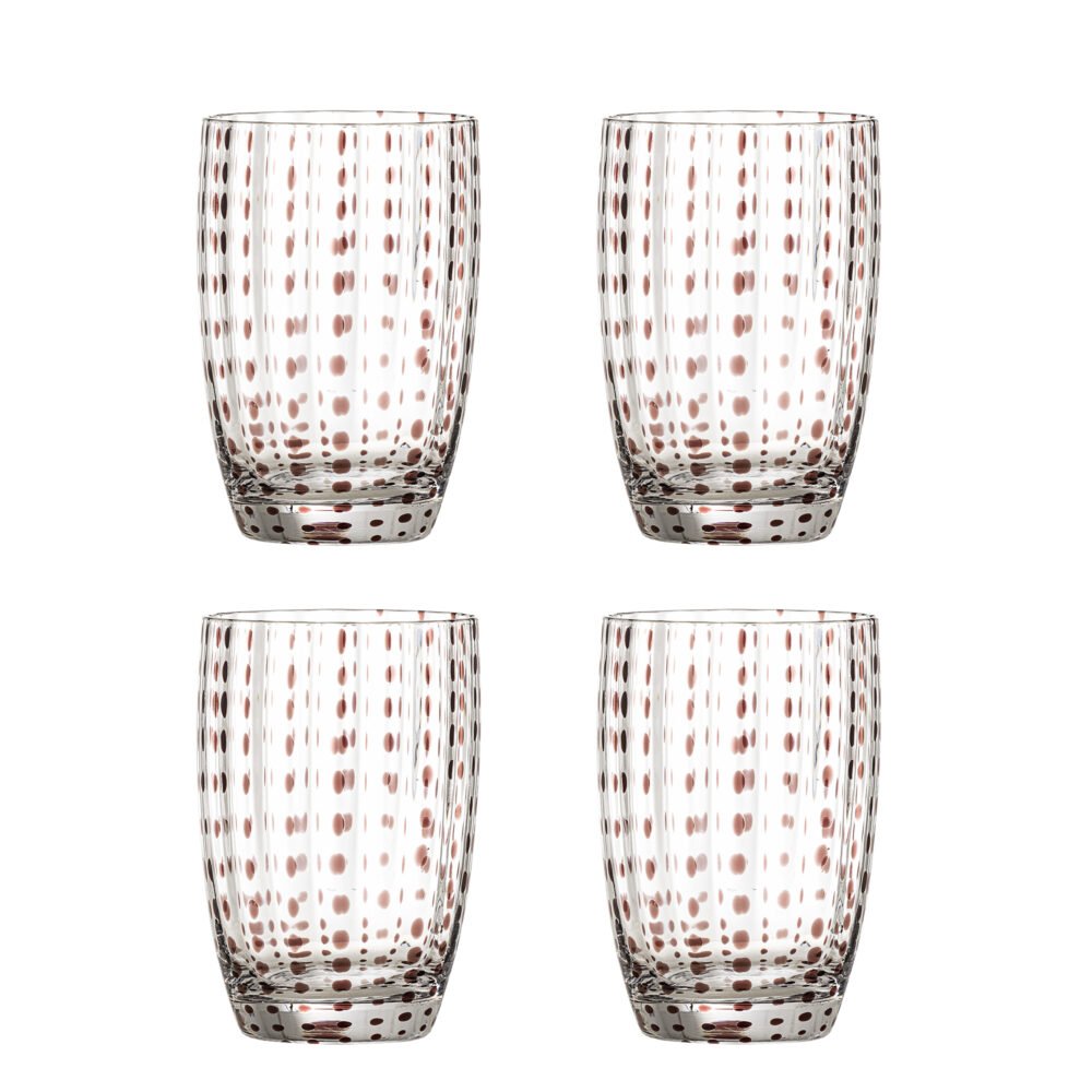 Brinley Drinking Glass, Brown, Glass
