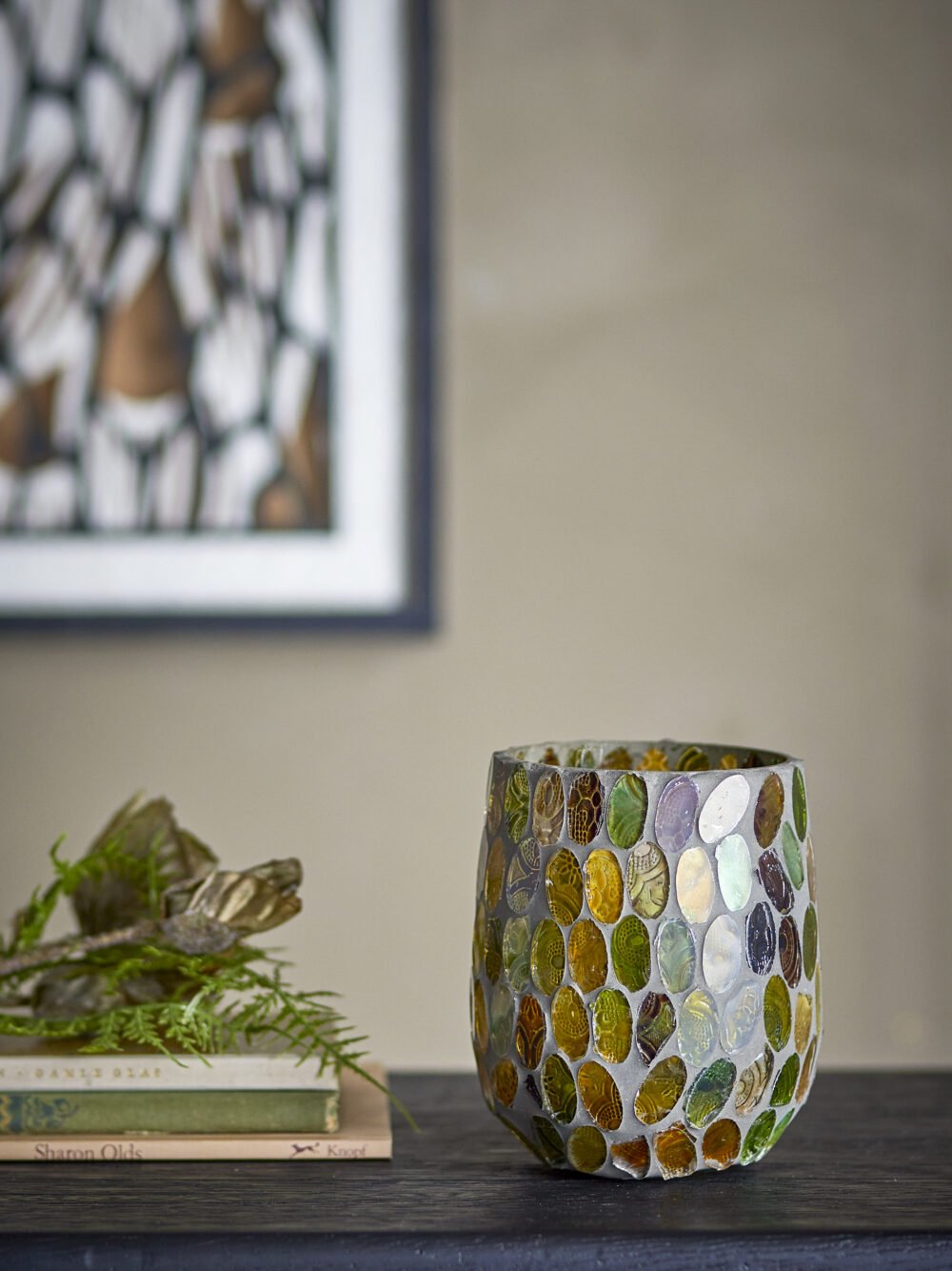 Lorissa Votive, Green, Glass - Image 3