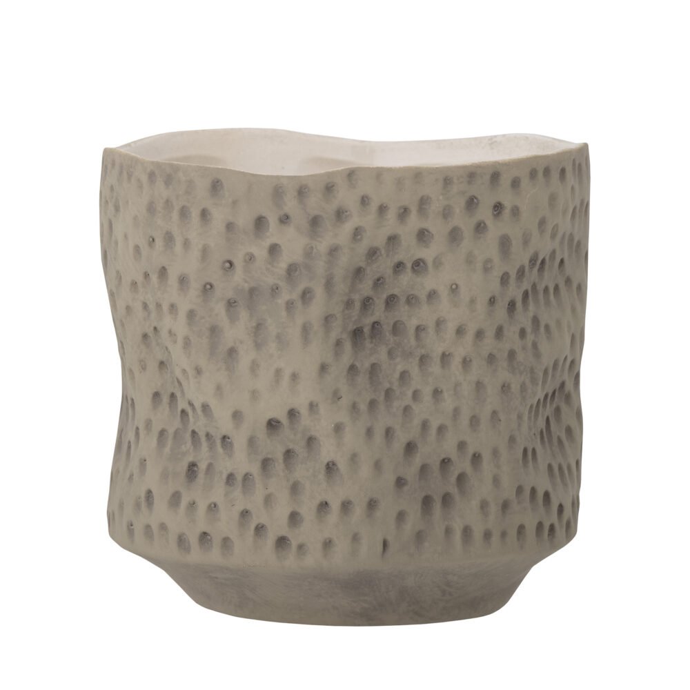 Sayah Flowerpot, Brown, Stoneware