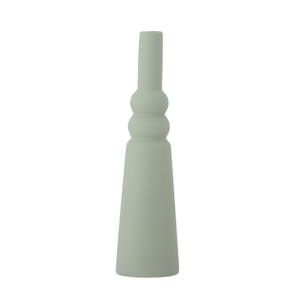 Isolde Vase, Green, Stoneware